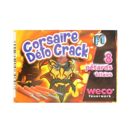 8 pétards corsaire Déto Crack